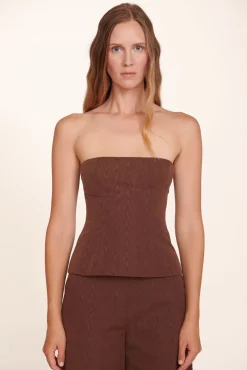 STAUD - OAK PANT CHOCOLATE