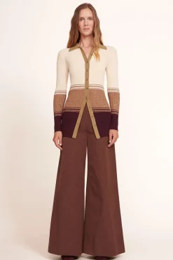 STAUD - OAK PANT CHOCOLATE