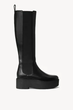 STAUD - PALAMINO TALL PLATFORM BOOT BLACK
