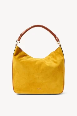 STAUD - PERRY BAG OCHER TAN SUEDE