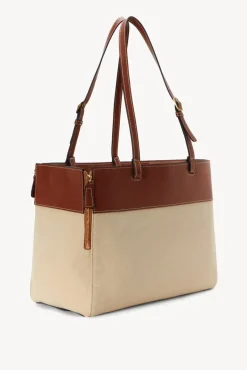 STAUD Pet Accessories- PET CARRIER CREAM TAN