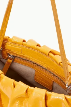 STAUD - PHOEBE BAG PATENT MANGO
