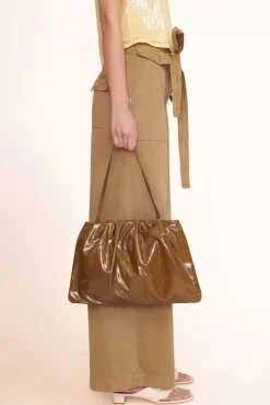 STAUD - PHOEBE BAG PATENT ROSEMARY