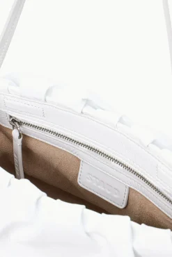STAUD - PHOEBE BAG PATENT WHITE