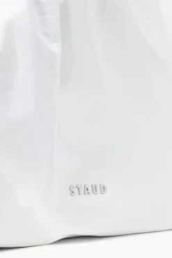 STAUD - PHOEBE BAG PATENT WHITE