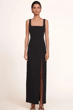 STAUD - PORTRAIT DRESS BLACK