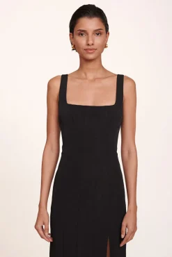 STAUD - PORTRAIT DRESS BLACK