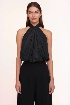 STAUD - POSY TOP BLACK