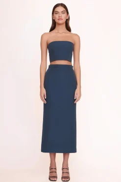 STAUD - PRUNELLA SKIRT PEACOCK