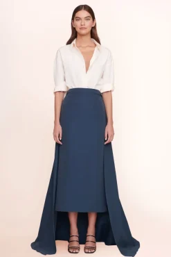 STAUD - PRUNELLA SKIRT PEACOCK
