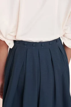 STAUD - PRUNELLA SKIRT PEACOCK