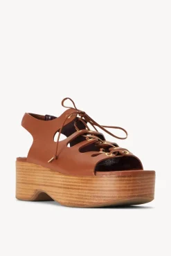 STAUD - QUINN PLATFORM TAN