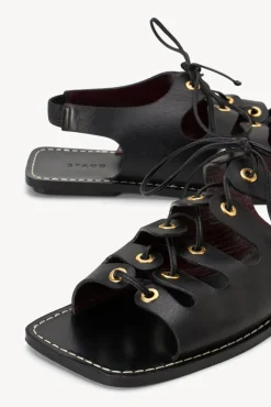 STAUD - QUINN SANDAL BLACK