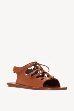 STAUD - QUINN SANDAL TAN