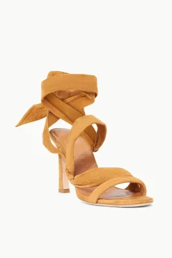 STAUD - RELLIE HEEL SUEDE CASHEW
