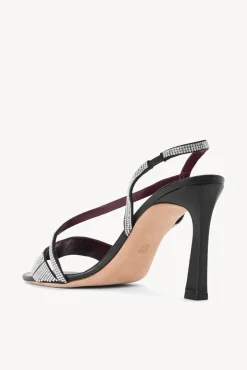 STAUD - RHINESTONE NADJA HEEL BLACK