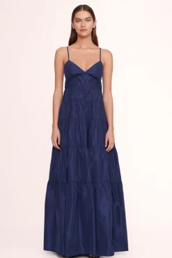 STAUD - RIPLEY DRESS NAVY