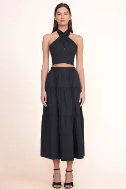 STAUD - SEA SKIRT BLACK