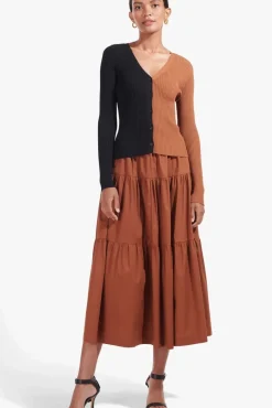 STAUD - SEA SKIRT TAN