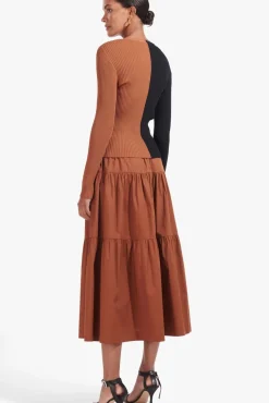STAUD - SEA SKIRT TAN