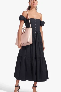 STAUD - SHIRLEY LEATHER BAG BLUSH