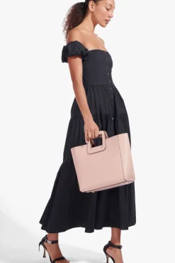 STAUD - SHIRLEY LEATHER BAG BLUSH