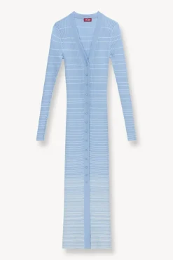 STAUD - SHOKO SWEATER FRENCH BLUE WHITE