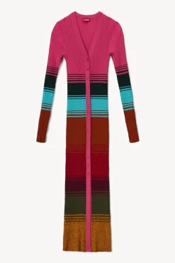 STAUD - SHOKO SWEATER MOSAIC STRIPE