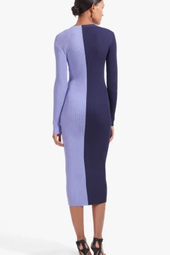 STAUD - SHOKO SWEATER NAVY PERIWINKLE