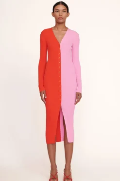 STAUD - SHOKO SWEATER POPPY ROSEBUD
