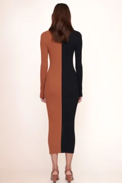 STAUD - SHOKO SWEATER TAN BLACK