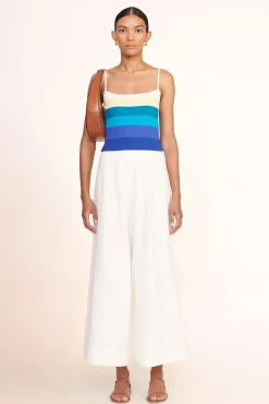 STAUD - SLATTED MOON BAG TAN