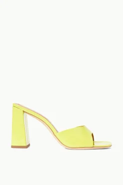 STAUD - SLOANE HEEL PATENT CITRON