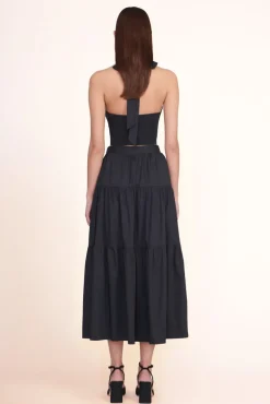 STAUD - SMOCKED KAI TOP BLACK