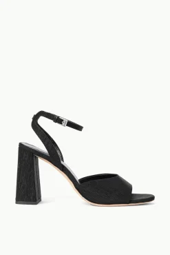 STAUD - SOLANGE HEEL GROSGRAIN BLACK