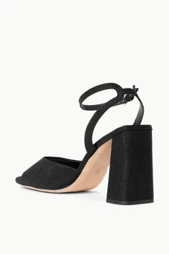 STAUD - SOLANGE HEEL GROSGRAIN BLACK