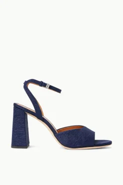 STAUD - SOLANGE HEEL GROSGRAIN NAVY