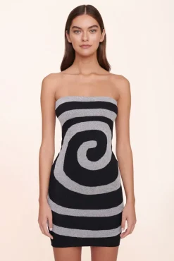STAUD - SWIRL DRESS ACID SWIRL
