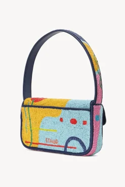 STAUD - TOMMY BEADED BAG EXPRESSIONISM