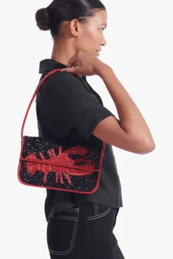 STAUD - TOMMY BEADED BAG LOBSTER
