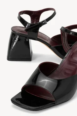 STAUD - TWYLA HEEL BLACK PATENT