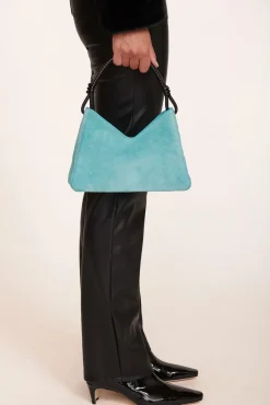 STAUD - VALERIE SHOULDER BAG BLACK CRYSTAL WATERS