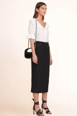 STAUD - VENICE CROSSBODY BLACK PATENT