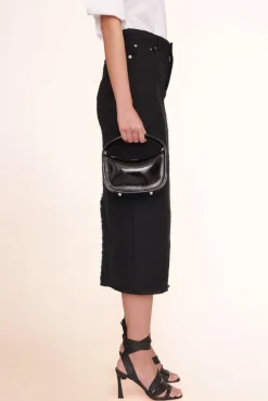 STAUD - VENICE CROSSBODY BLACK PATENT