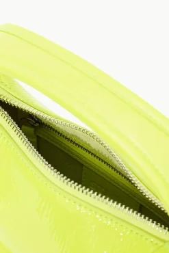 STAUD - VENICE CROSSBODY PATENT CITRON