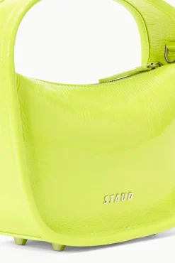STAUD - VENICE CROSSBODY PATENT CITRON