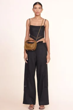 STAUD - VENICE CROSSBODY PATENT ROSEMARY