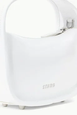 STAUD - VENICE CROSSBODY PATENT WHITE