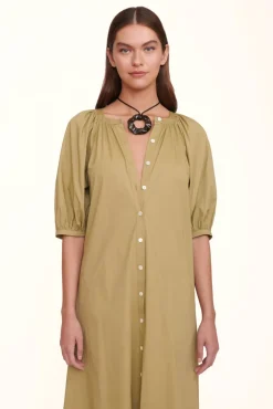 STAUD - VINCENT DRESS KHAKI