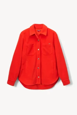 STAUD - VOYAGING JACKET PAPAYA